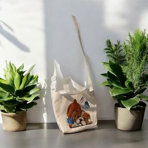 Mini Tote Bag Diamond Art Finished And Sealed